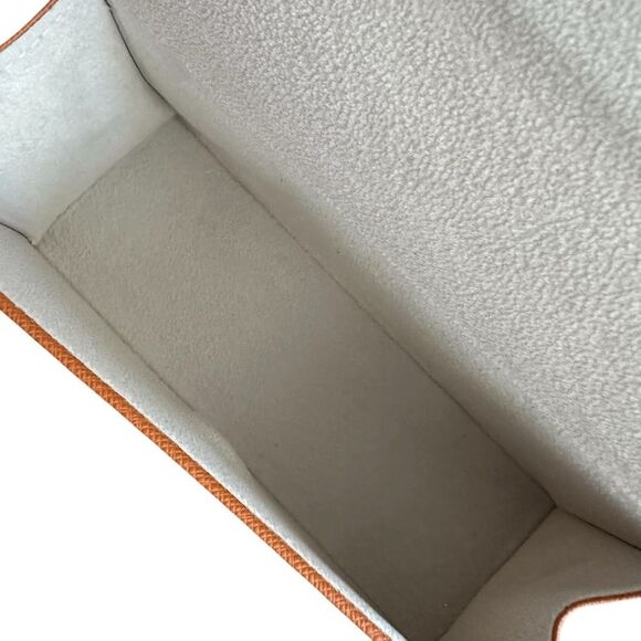 Tory Burch Glasses Case Orange and Gold - Picture 3 of 8